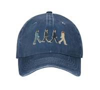 Baseball Cap Retro The Beatle Walking Road Unisex Style Distressed Denim Snapback Outdoor Summer Unstructured Soft Hats Capbirthday Gift