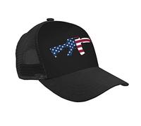 Baseball Cap Rifle American Flag Trucker Cap Classic Trucker Hat Unisex Sunhat for Running Hunting Travel