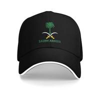 Baseball Cap Saudi Arabia Saudi Arabian National Baseball Hat Adjustable Denim Dad Hat Comfortable Baseballcaps for Running Fishing Travel