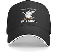 Baseball Cap Silly Goose Hat Your Honor I was Just Beings A Silly Goose Cap for Men Baseball Hat Funny Hat Black
