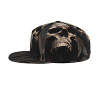 Baseball Cap Skull Grim Reaper Ancient Death Dark Trucker Hats Fashion Flatbrim Snapback Caps Vintage Baseball Hat for Running Travel Fishing