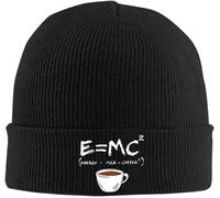 Baseball Cap Snapback Sun Hat Hats are Warm and Stylish Energy=Milk+Coffee Physicist Formula E = MC2 Knitted for Women Men Beanie Winter Acrylic Casual Caps Friendship Gift Birthday men women