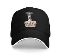 Baseball Cap Snapback Sun Hat Help He's Not My Real Dad Baseball Cap Hats Protective Visor Snapback Greyhound Men and Women for Men Women Multicoloured