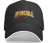 Baseball Cap Snapback Sun Hat Invincible Creative Baseball Cap for Men and Women Casual Trucker hat Unisex for Running Style Snapback Birthday Gift for Men Women Multicoloured