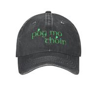 Baseball Cap Snapback Sun Hat Pog Mo Thoin Emerald Green Text Cap Cowboy Hat Winter Hats Male Cap Women's for Men Women