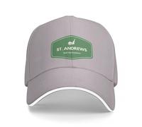 Baseball Cap Snapback Sun Hat St Andrews in Scotland Golf Old Course Travel Destination Logo Cap Baseball Cap Cap Beach Big Size hat hat for Women Men's for Men Women