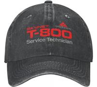 Baseball Cap Snapback Sun Hat T-800 Technician Men Baseball Caps Terminator Cyberdyne Cyborg Distressed Washed Caps Hat Vintage Outdoor Workouts Snapback Hat Gift for Men Women