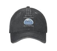 Baseball Cap Snapback Sun Hat That Time I Got Reincarnated As A Unisex Baseball Caps Cartoon Distressed Washed Hats Cap Travel Unstructured Soft Sun Cap for Men Women