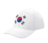 Baseball Cap South Korea Flag Fashionable Golf Uv Protection Solar Trucker for Women Men's