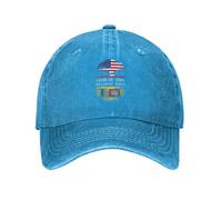 Baseball Cap Sri Lankan Roots Flag Classic Denim Snapback Cap Metal Adjustment Buckle Workouts Caps for Running Casual Hiking