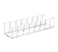 Baseball Cap Storage Stand - Acrylic Hat Display for 7 Caps, Entrance Holder | Space-saving Wardrobe Tool, Modern Hat Storage Accessories for One