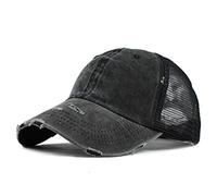 Baseball Cap Sun Hat Cowboy Hat Western Hat Unisex Trucker Chaotic Visor Ponytail Bun Plain Hat Baseball Cap Baseball Caps, black, One Size