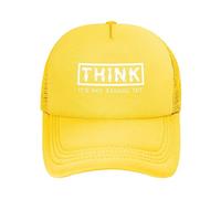 Baseball Cap Think It's Not Illegal Yet Trucker Hats Fashion Baseball Hat Breathable Baseballcaps for Fishing Travel Camping