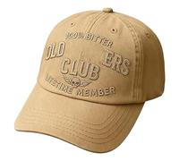 Baseball Cap - Twill 80G Baseball Cap Adjustable Retro Hat Embroidered Distressed Design Funny Casual Outdoor Cap Classic Headwear For Men And Women For Daily Wear