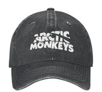 Baseball Cap Unisex Arctic Monkey Band Fashion Distressed Denim Washed Sun Cap Adjustable Gift