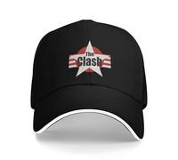 Baseball Cap Unisex Baseball Caps The Clash Hits Rock Band for Men Women Golf Cap Fashion Sun Cap Adjustable Outdoor Windproof Gift
