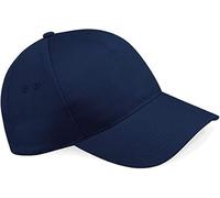 Baseball Cap, Unisex Faux Suede Leather Adjustable Plain Hat Baseball Cap French Navy