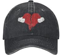 Baseball Cap Unisex Heartbreak Distressed Denim Cap Vintage Outdoor Workouts Unstructured Soft Snapback Hat Gift Cool