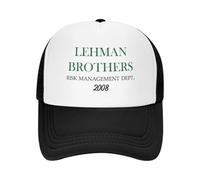 Baseball Cap Unisex Lehman Brothers Risk Management dept Solar Hat Man Caps Icon Hard hat Caps for Women Men's Outdoor