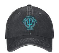 Baseball Cap Unisex Percy Jackson Cabin 3 Camp Half-Blood Fitted Retro Women Men Trucker Hat Sun-Proof Kpop Rock Gift