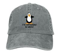 Baseball Cap Unisex Style Summer Cap Sun Visor I'm Surrounded by Idiots Hip Hop Caps Penguin Cowboy Hat Peaked Hats Gift