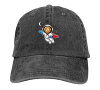 Baseball Cap Unisex Style to The Moon Token Baseball Caps Peaked Cap Funny Astronaut Sun Shade Hats for Men Women Gift