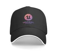 Baseball Cap Unreal Engine Gradient Logo Baseball Cap in Hat Wild Ball Hat Baseball Cap Men Women's