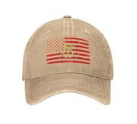 Baseball Cap Us and Flag of The British Army Sun Visor Hat Teen Girls Women Outdoor Hats, for Beach, Fishing, Outdoor, 55-59cm