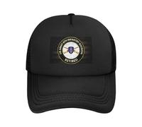 Baseball Cap Vintage Us Army Retired 8Th Infantry Division with Crossed Rifles Baseballcaps Vintage Trucker Hats Adjustable Baseball Hat for Running Travel Camping