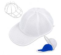 Baseball Cap Washing Cage, Cap Washing Cage, Laundry Cleaning Bag with Drying Rack, Hat Cleaning Mesh Bag for Gentle Washing, Suitable for Baseball Caps and Various Headwear.