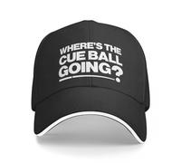 Baseball Cap Where's The Cue Ball Going Funny Snooker Design Baseball Cap Kids Hat Male Military Tactical Cap Hat for Man Women's