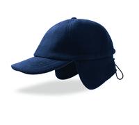 Baseball cap with ear flaps Atlantis Headwear Snow Flap Stopper-S Bleu One size