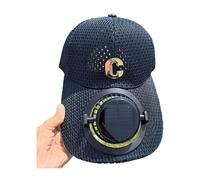 Baseball Cap with Solar Fan,Upgraded Solar Fan Hat Adjustable Fan,3 Speed,UV Protection,Waterproof,Golf Hat USB Charging Fan Breathable Mesh Hat with Fan Unisex for Travel