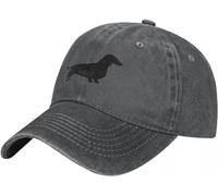 Baseball caps for Men and Women,Dachshund Dog Denim Baseball Cap Cute Animals Fishing Trucker Hat Summer Unisex Trendy Custom Baseball Caps Cool