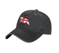 Baseball caps for Men and Women,Georgia Country Denim Baseball Cap Map Flag Male Casual Trucker Hat Summer Stylish Skate Baseball Caps