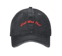 Baseball caps for Men and Women,Vintage Lorde What was That Baseball Cap Unisex Style Distressed Washed Headwear Outdoor Activities Adjustable Fit Hats Cap