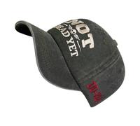 Baseball Caps for Men - Embroidered Cotton Head | Adjustable Baseball Hat for Men with Retro Text Not Dead Design, for Men Young Older Outdoor Travel Running Hiking Mont, Army Green