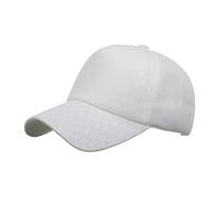 Baseball Caps for Men UK Unisex Baseball Cap Classic Plain Baseball Hats Men's Summer & Golf Sun Hat Solid Sun Hat Lightweight Breathable for Mountain Climbing Dad Gift (White, One Size)
