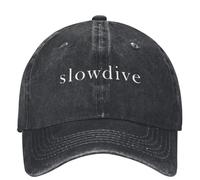Baseball caps，Slowdive Band Logo White Baseball Cap Outdoor Gym Trucker Dad Hat Couple Women Vintage Sunscreen Baseball Caps，Girlfriend Gifts