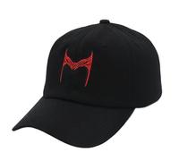 Baseball Caps The New Scarlet Witch Head Embroidered Baseball Cap Witch Helmet Hats Woman Cap Cotton Man Adjustable Hat Gift