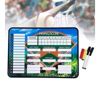 Baseball Clipboard for Coaches, 60 x 40cm Baseball Magnetic Lineup Board, Double-Sided Design with 2 Water-Based Pens for Teaching/Competition,WithoutStand