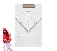 Baseball Clipboard for Trainers - Coaches Board, Baseball Strategy Board | 14 x 9 Inch Softball Whiteboard | Softball Line-Up Boards Baseball Trainer Accessories for Training Plan, Double-Sided Ball