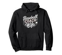 Baseball Coach Wife Who Bleeds Sport Spring Season Married Pullover Hoodie