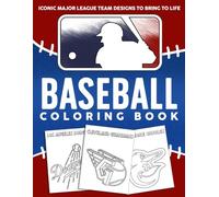 Baseball Coloring Book: American Team Symbols Coloring Pages with Dynamic Styles of Emblems for All Ages to Relax and Unwind