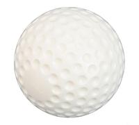 Baseball dimpled softball intended for For Pitching machine operation and player swing refinement drills (12 inch White)