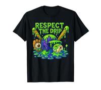 Baseball Drip Boy Home Plate Youth Sports Respect The Drip T-Shirt