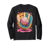 Baseball Drip For Boys Ice Cream Drip Boys Baseball Glove Long Sleeve T-Shirt