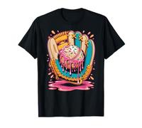 Baseball Drip For Boys Ice Cream Drip Boys Baseball Glove T-Shirt
