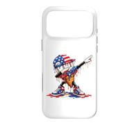 Baseball Drip Ice Cream 4th July American Flag Dabbing Case for iPhone 17 Pro Max