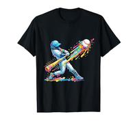 Baseball Drip Ice Cream Apparel Youth Drip Baseball Boys Kid Value Graphic T-Shirt